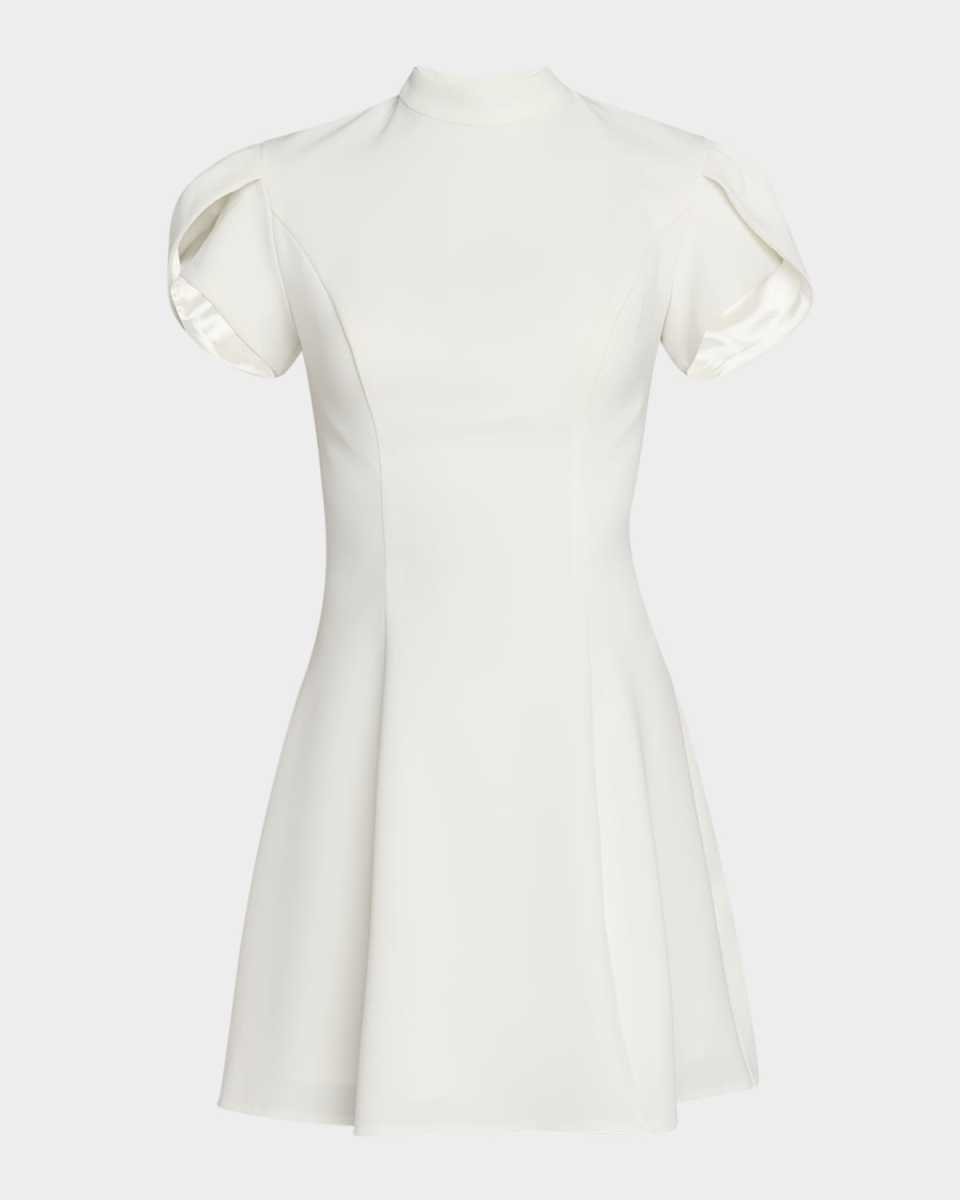 Cutout Bow-Back Mini Dress
